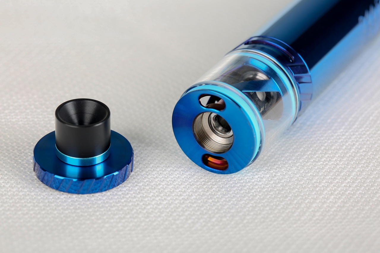 Wholesale vape supply showroom with devices and e-liquid